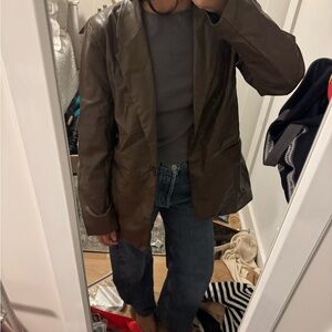 Glassons Dark Brown Leather Jacket